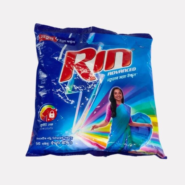 রিন পাউডার (৫০০ গ্রাম) Rin Detergent Powder (500g)